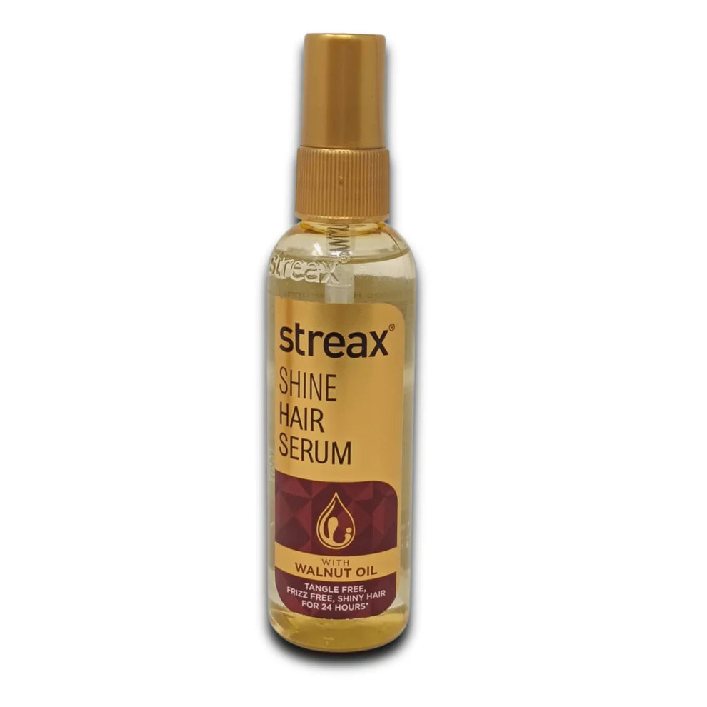 Streax Hair Serum 90ML Bottle – Enriched with Walnut Oil for Frizz-Free, Satin-Smooth Hair